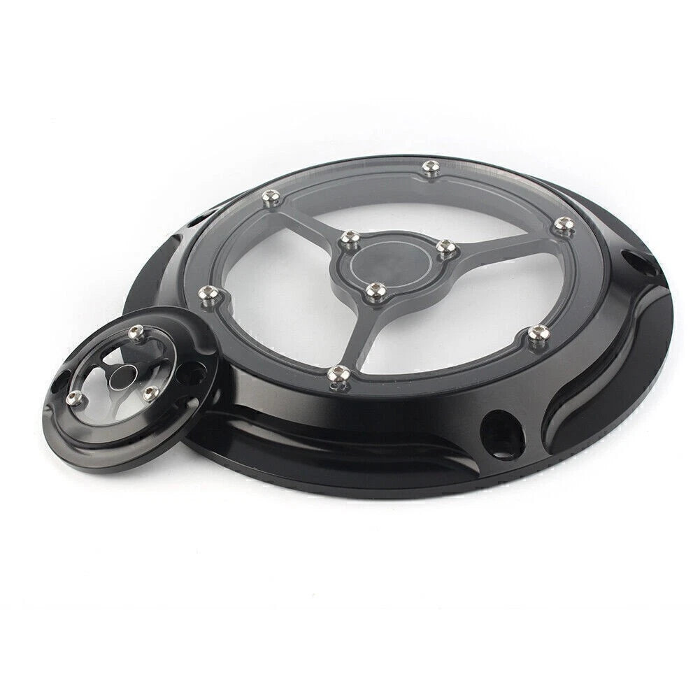 Clarity Timing Covers for Harley Touring FLH/T (2014–2018) - Black