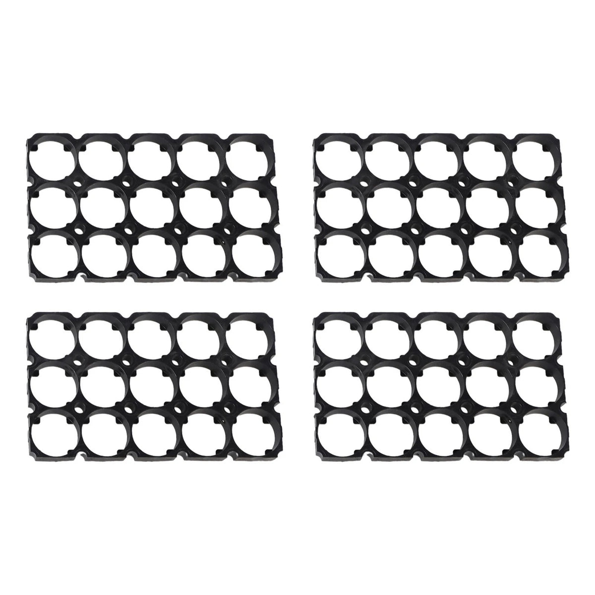 Battery Holder for DIY Organization (ABS+PC Plastic Frame)