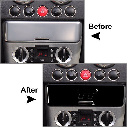 Center Console CD Radio Switch Control Panel Cover for Audi TT 8N (2001–2006)