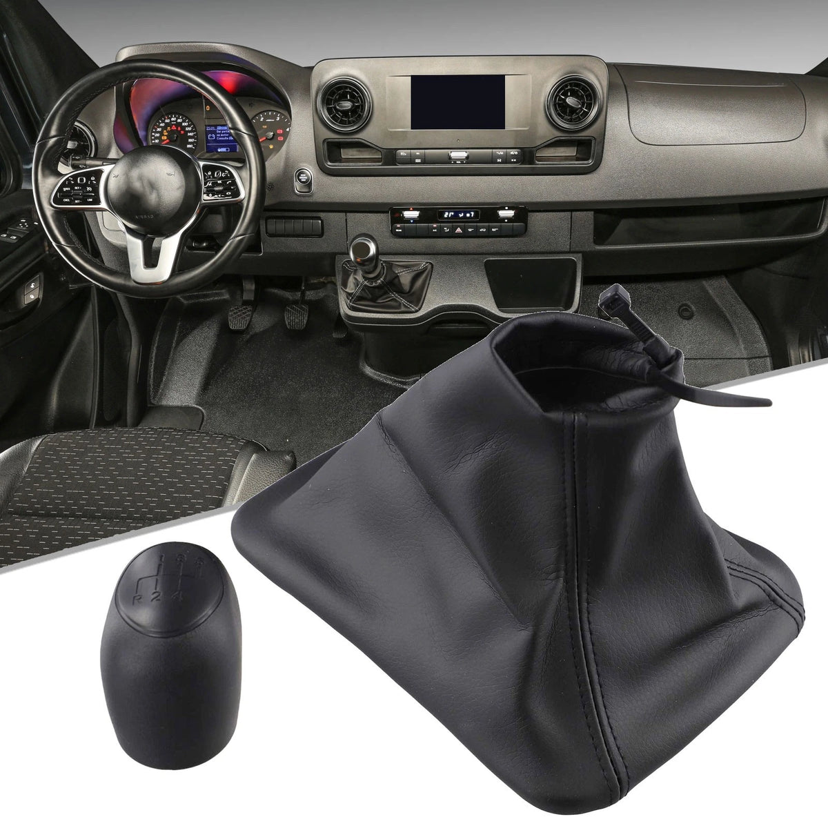 Replacement Manual Gear Shift Knob for Mercedes-Benz Sprinter (2010–2023)