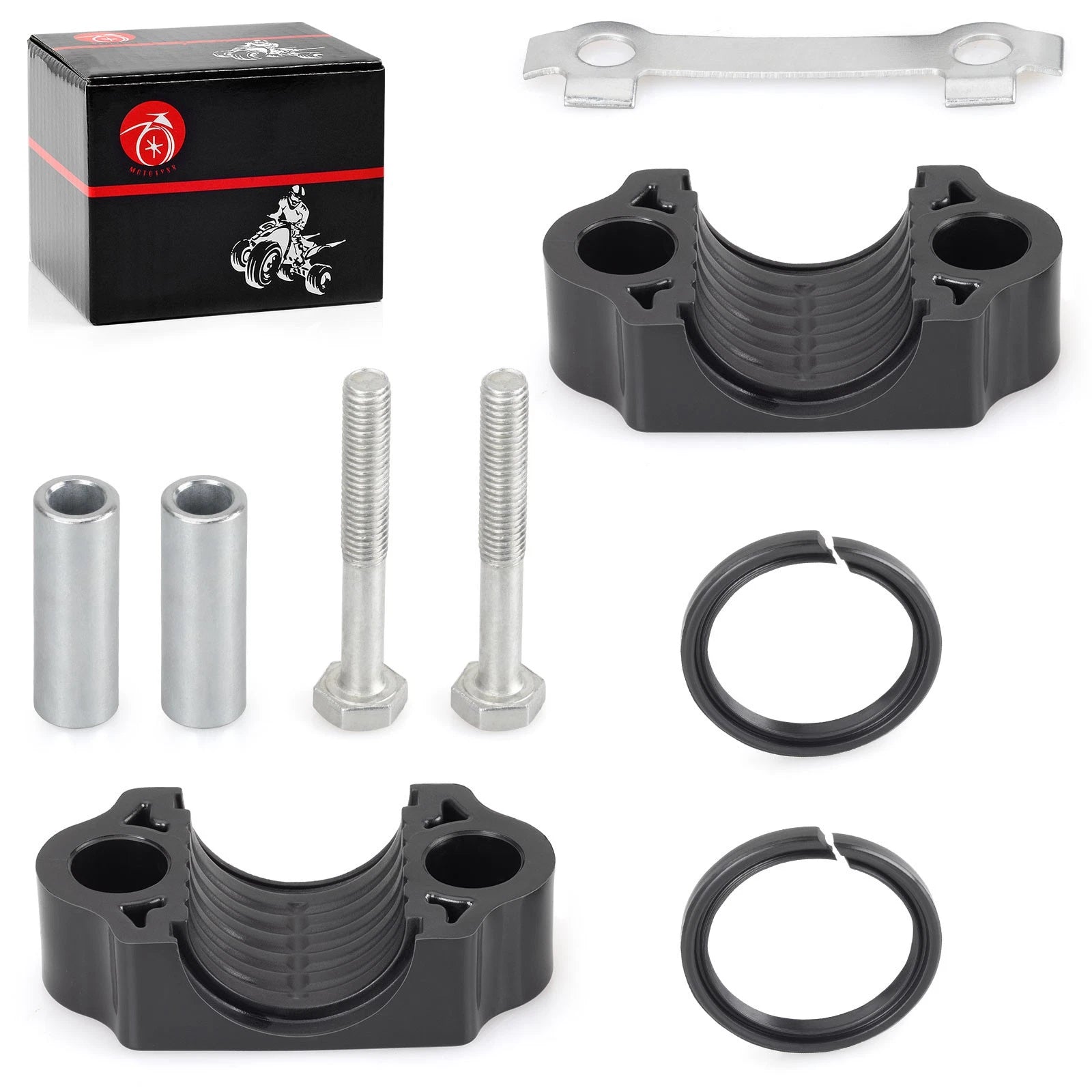 Steering Stem Bushing Rebuild Kit for Yamaha Grizzly YFM350 YFM450 YFM550 YFM700 (2000–2023)