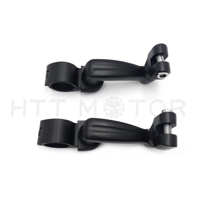 Offset Highway Foot Peg Mounts with 1" Clamps for Harley 1200 CVO (2014–2023)