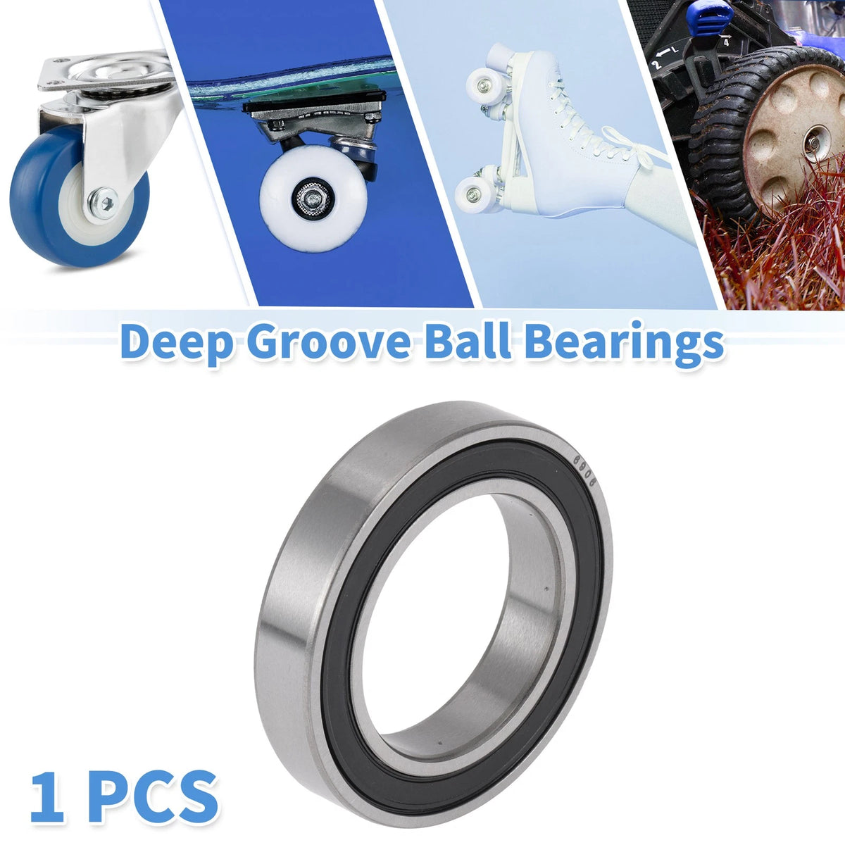 6906DDU Deep Groove Ball Bearing for Scooter Skateboard (30x47x9mm)
