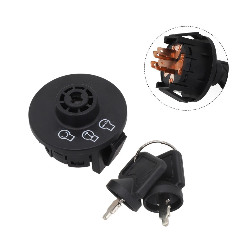 Ignition Switch Set with 2 Keys for Toro ExMark (Compatible)