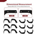 Rotary Tine Kit for Honda Rototiller FRC800 FRC800K1 (FRC800, 72461-V20-003, 72465-V20-003)