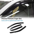 Window Deflectors Side Vent Visors Replacement for Toyota Corolla (2009–2013)