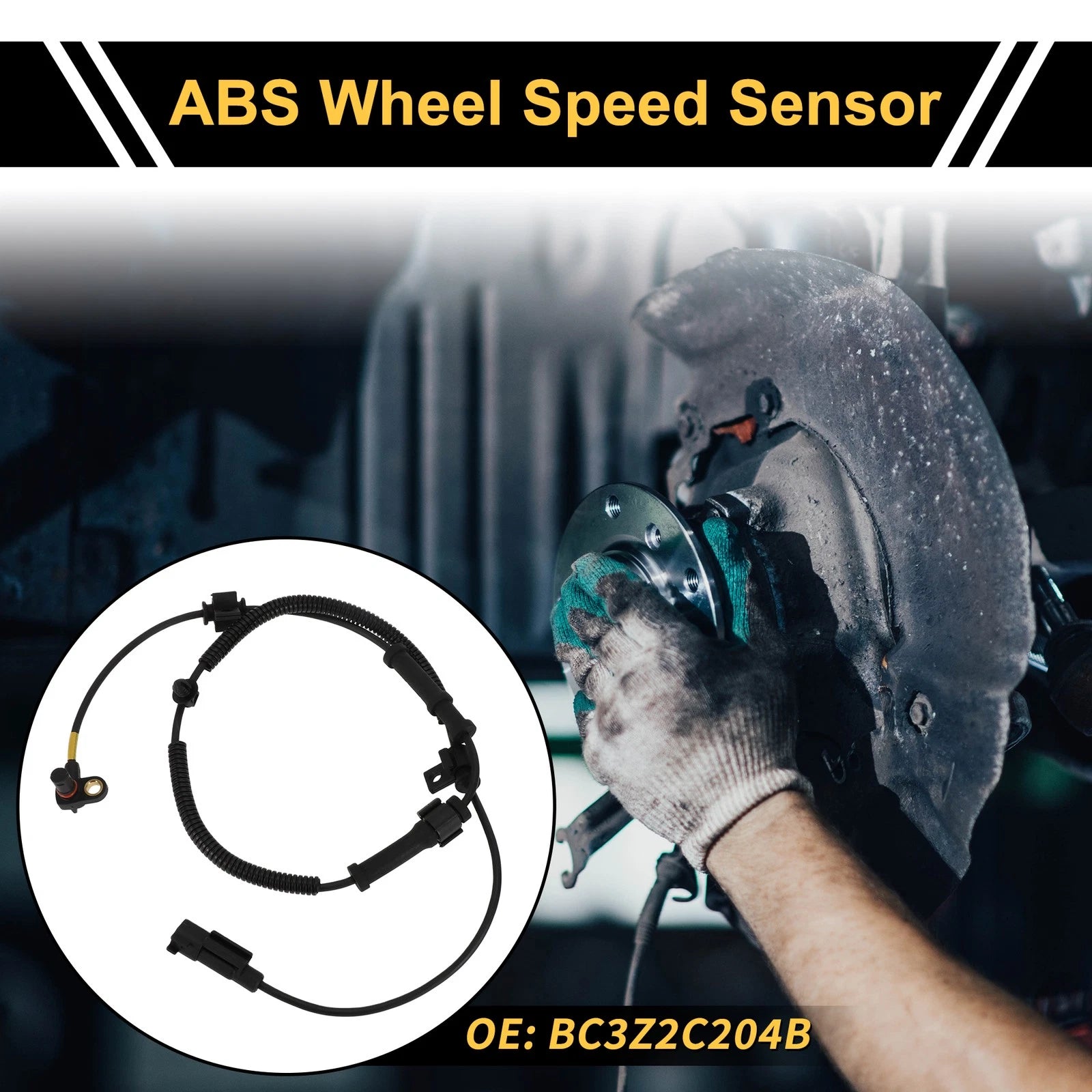 Wheel Speed Sensor Front Left and Right Replacement for Ford F-450 (2017–2019)