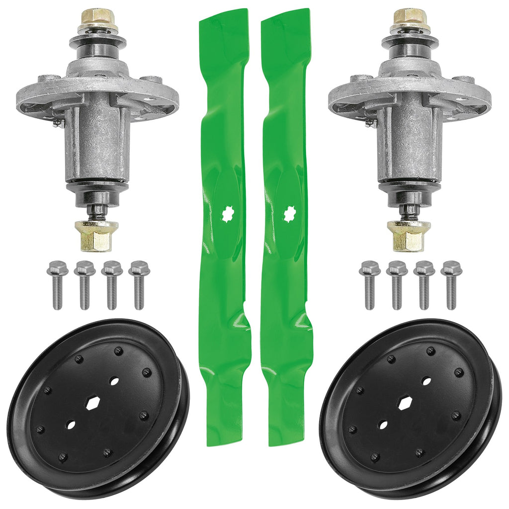 Spindle and Blade Pulley Heavy Duty for John Deere 42 inch 2 Pack (2002–2010)