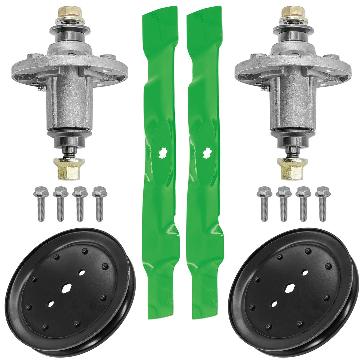 Spindle and Blade Pulley Heavy Duty for John Deere 42 inch 2 Pack (2002–2010)