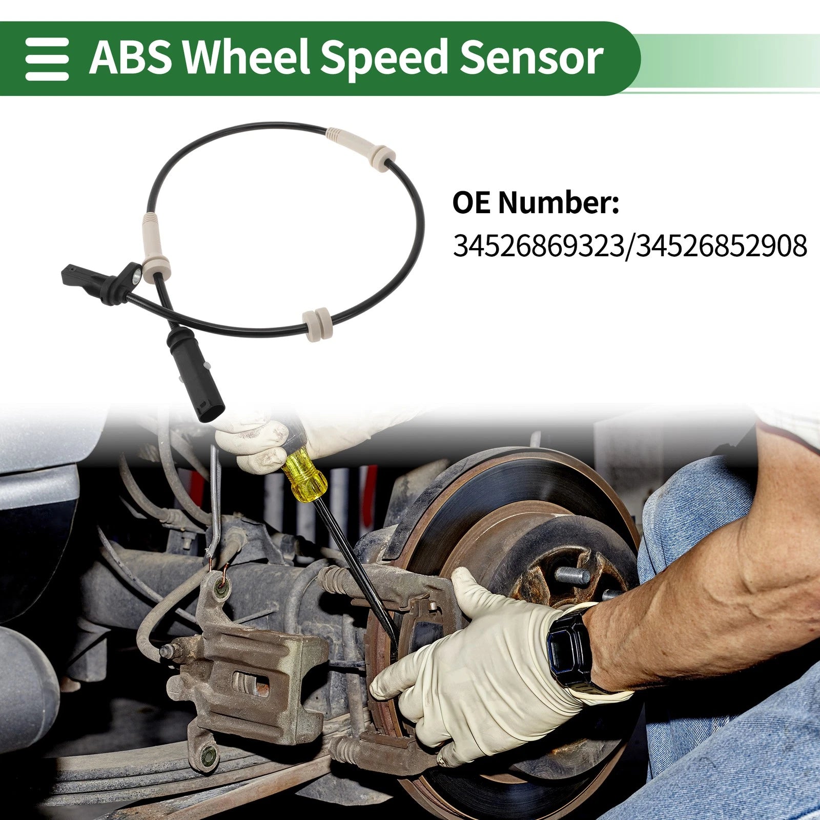 ABS Wheel Speed Sensor Replacement for BMW 3 Series F34 (2013–2020)