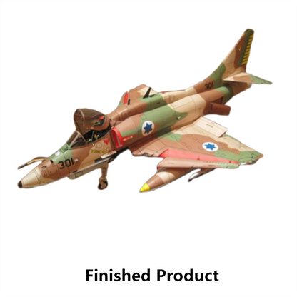 A-4 Skyhawk Fighter Jet Model for DIY Model 1/32
