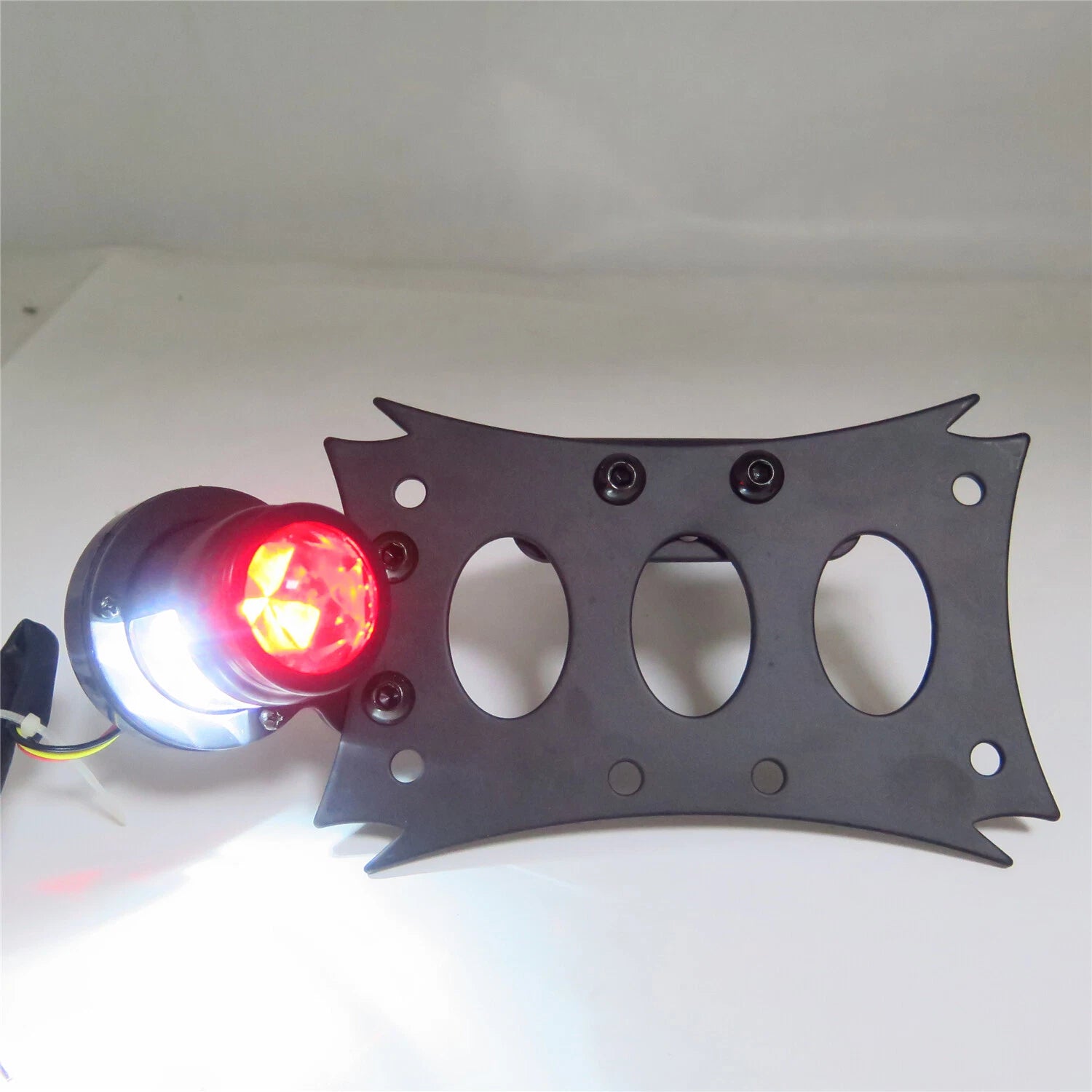 License Bracket & Tail Light for Harley Touring Bobber Chopper