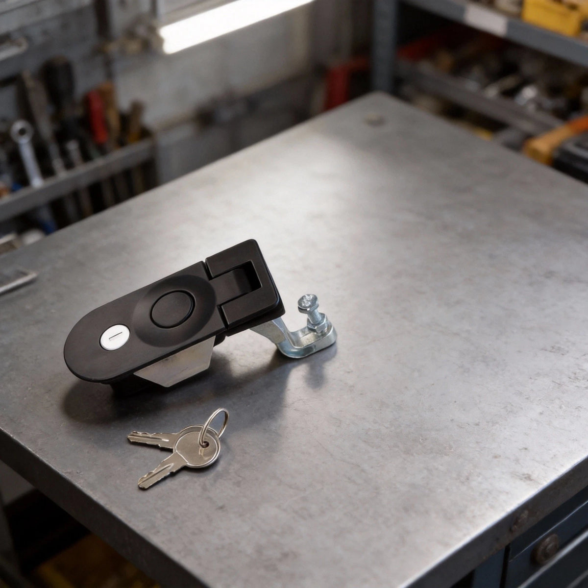 Camper Latch for Caravans (Compact Design, Easy Push Button)