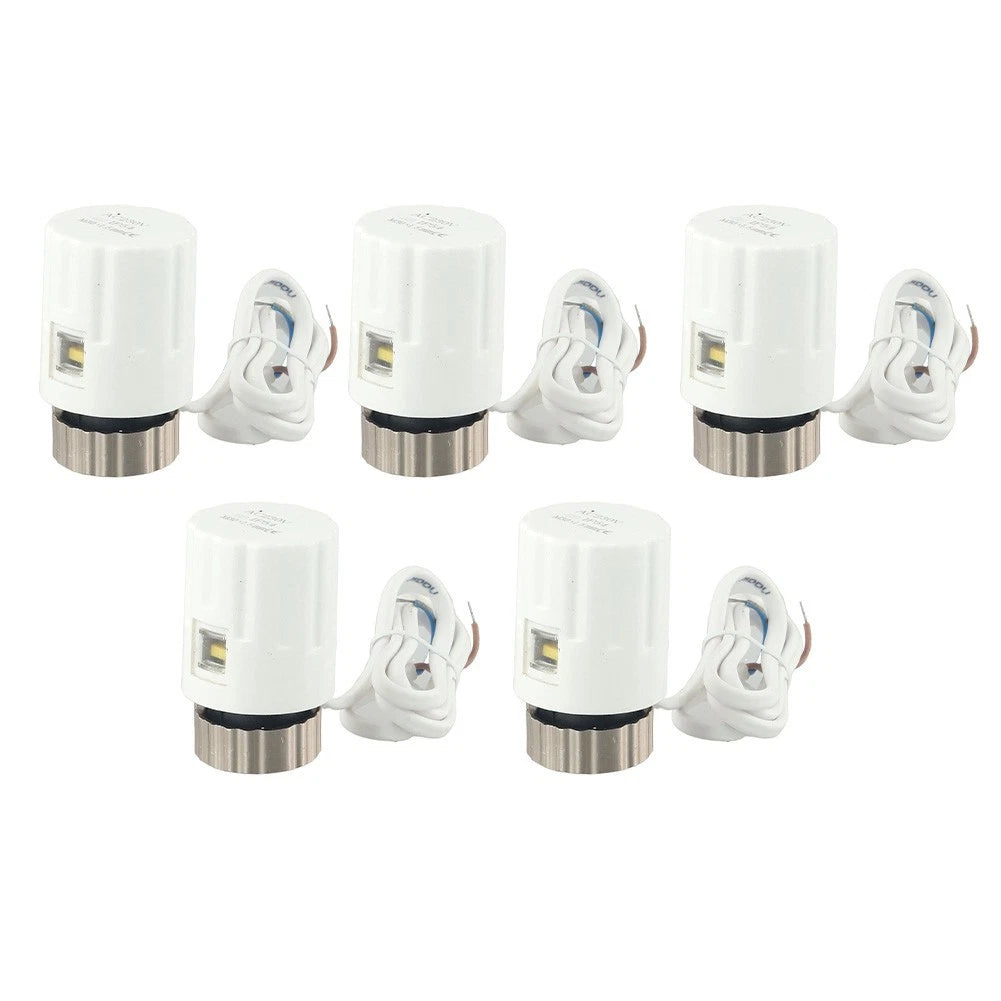 5PCS Electric Heating Actuator for Floor Heating and Radiators