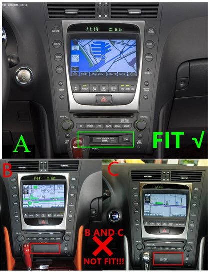 9'' Android Stereo Radio GPS Head Unit for Lexus GS Series (2005–2011)