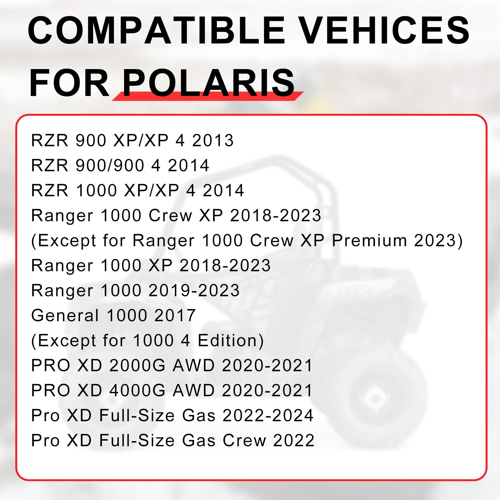 One Way Starter Clutch for Polaris RZR XP 1000 (2014–2023)