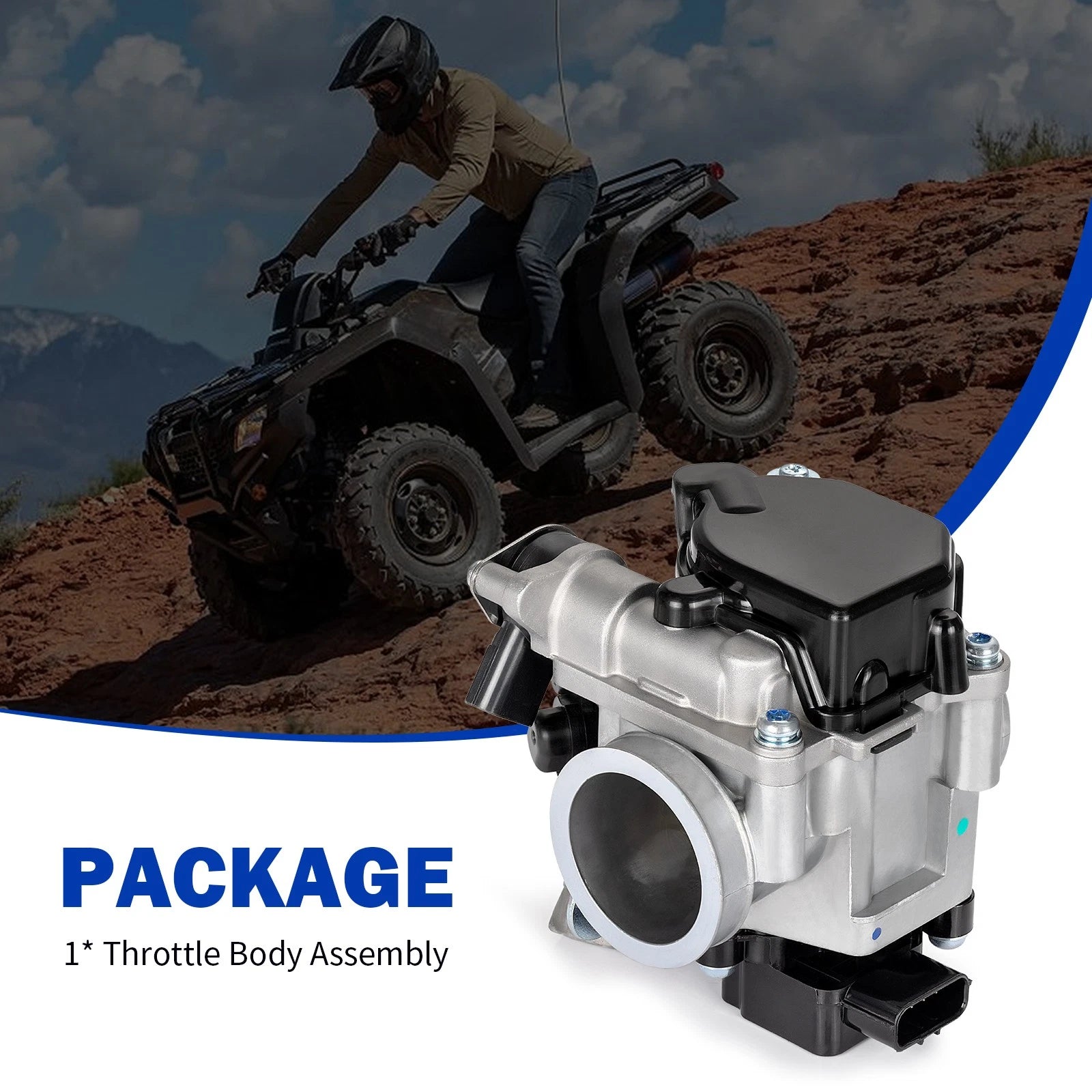Throttle Body ASSY 16400-HR3-A42 for Honda Rancher 420 TRX420FA5/FA6 (2015–2019)