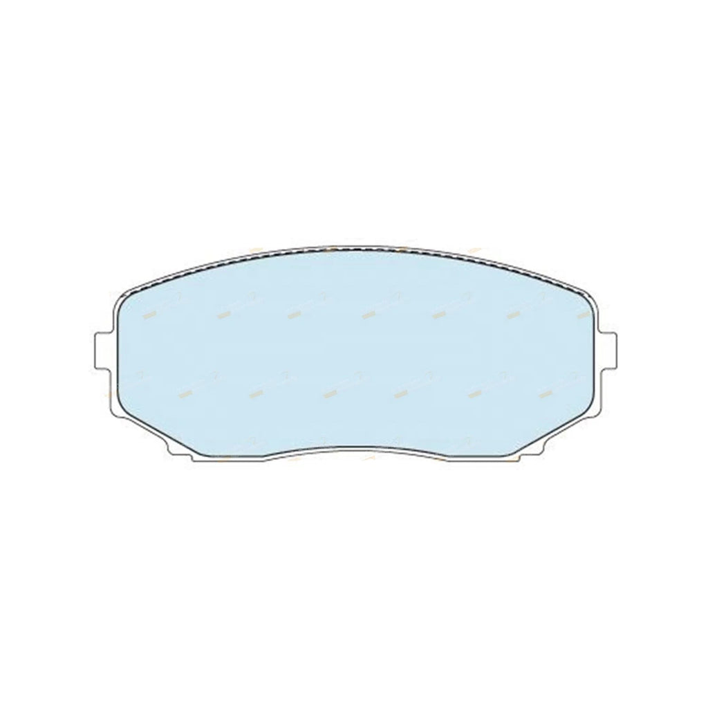 Set of 4 Bendix Front Disc Brake Pads for Mazda CX-9 (2007–2010)