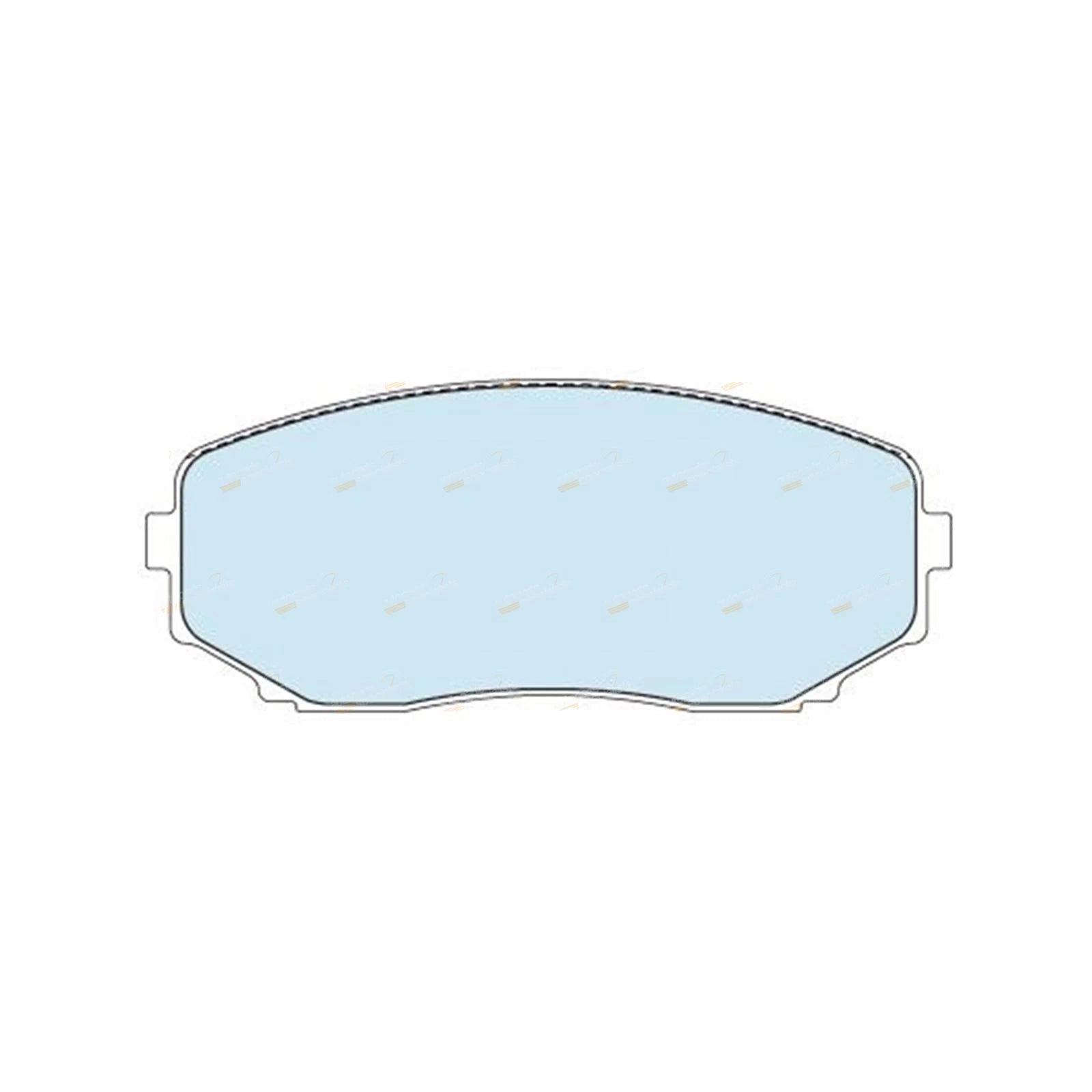 Set of 4 Bendix Front Disc Brake Pads for Mazda CX-9 (2007–2010)