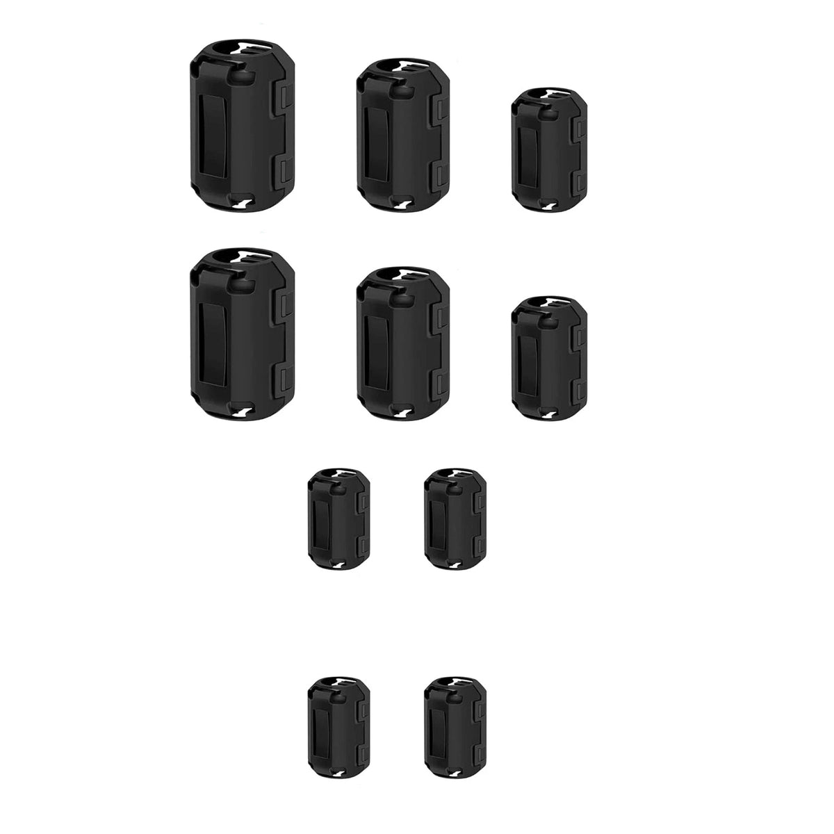 10PCS Ferrite Core Clips for Electromagnetic Interference Reduction