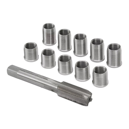 Set of 1 Universal Spark Plug Thread Repair Tool with M10x1.0 Inserts