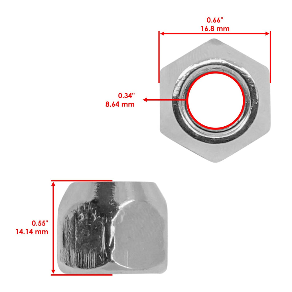 Wheel Nuts Front and Rear Set for Yamaha 2000–2006