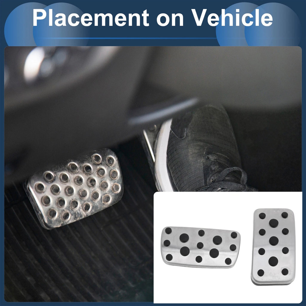 Automatic Footrest Pedals Cover Set for Subaru Legacy (2015–2019)
