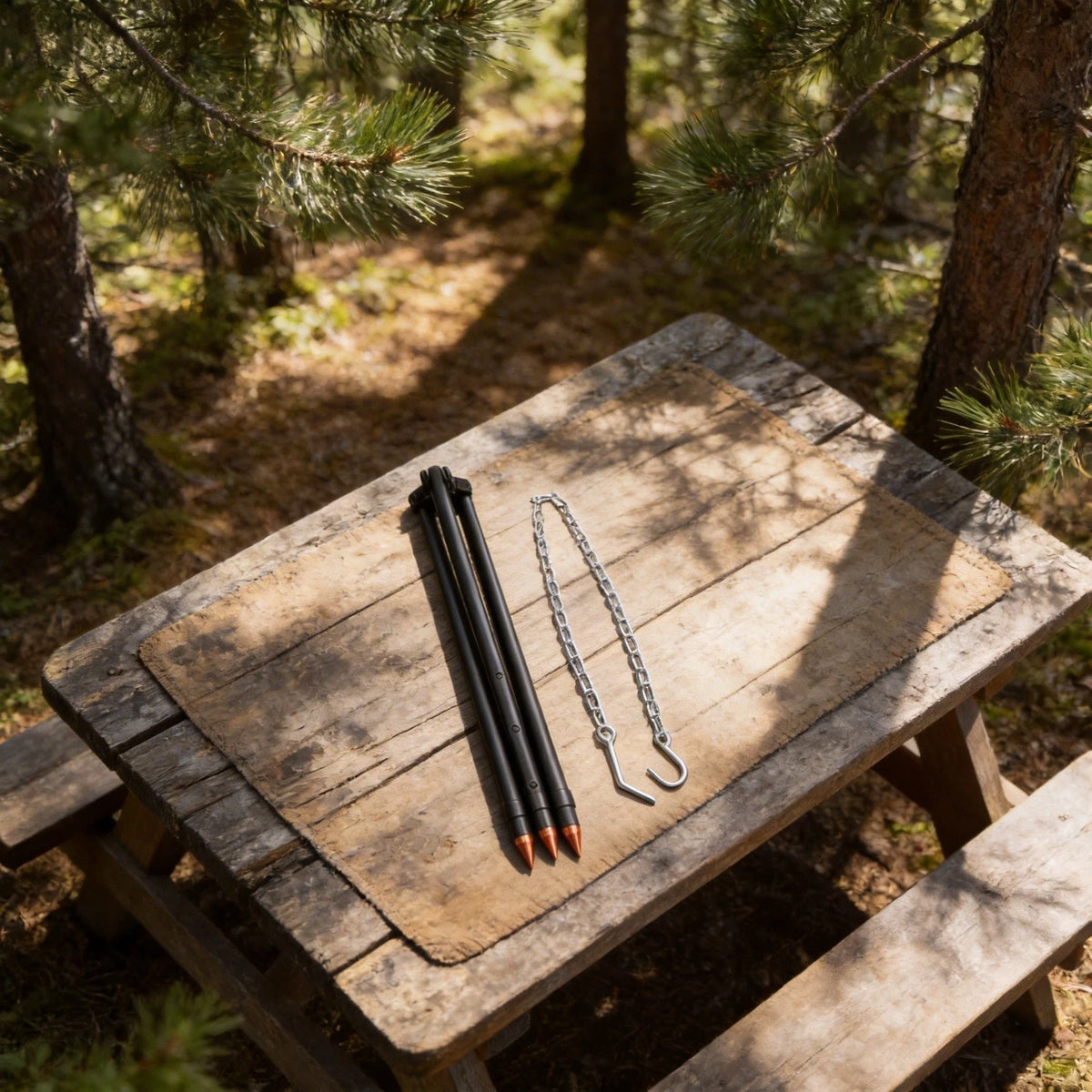Portable Campfire Tripod for Cooking