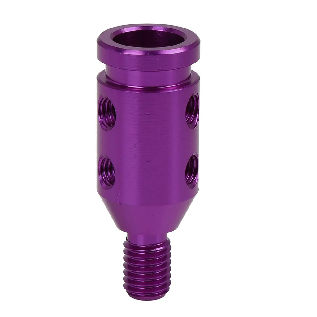 M10x1.5 Purple Gear Shift Knob Adapter for Non-Threaded Shifter