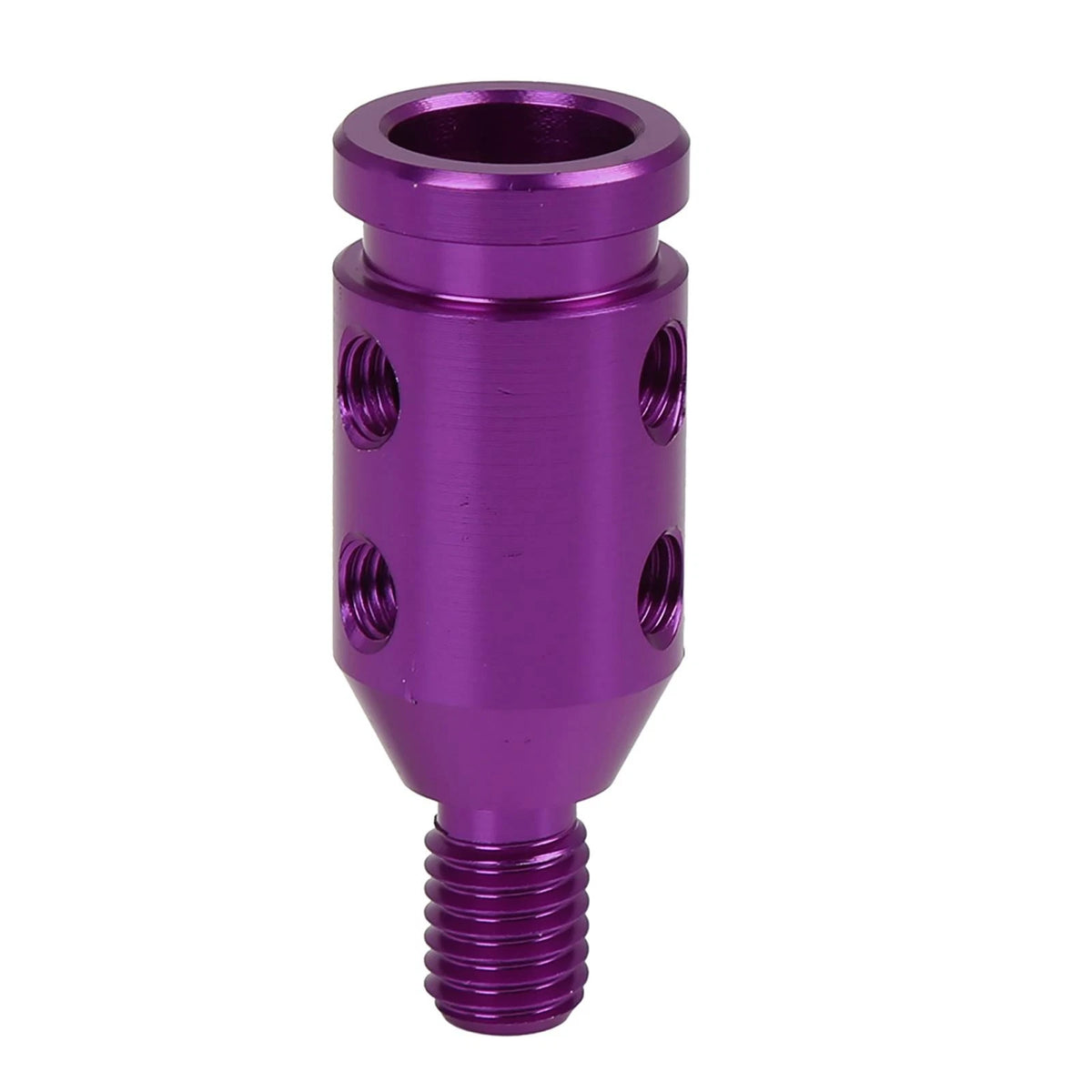 M10x1.5 Purple Gear Shift Knob Adapter for Non-Threaded Shifter