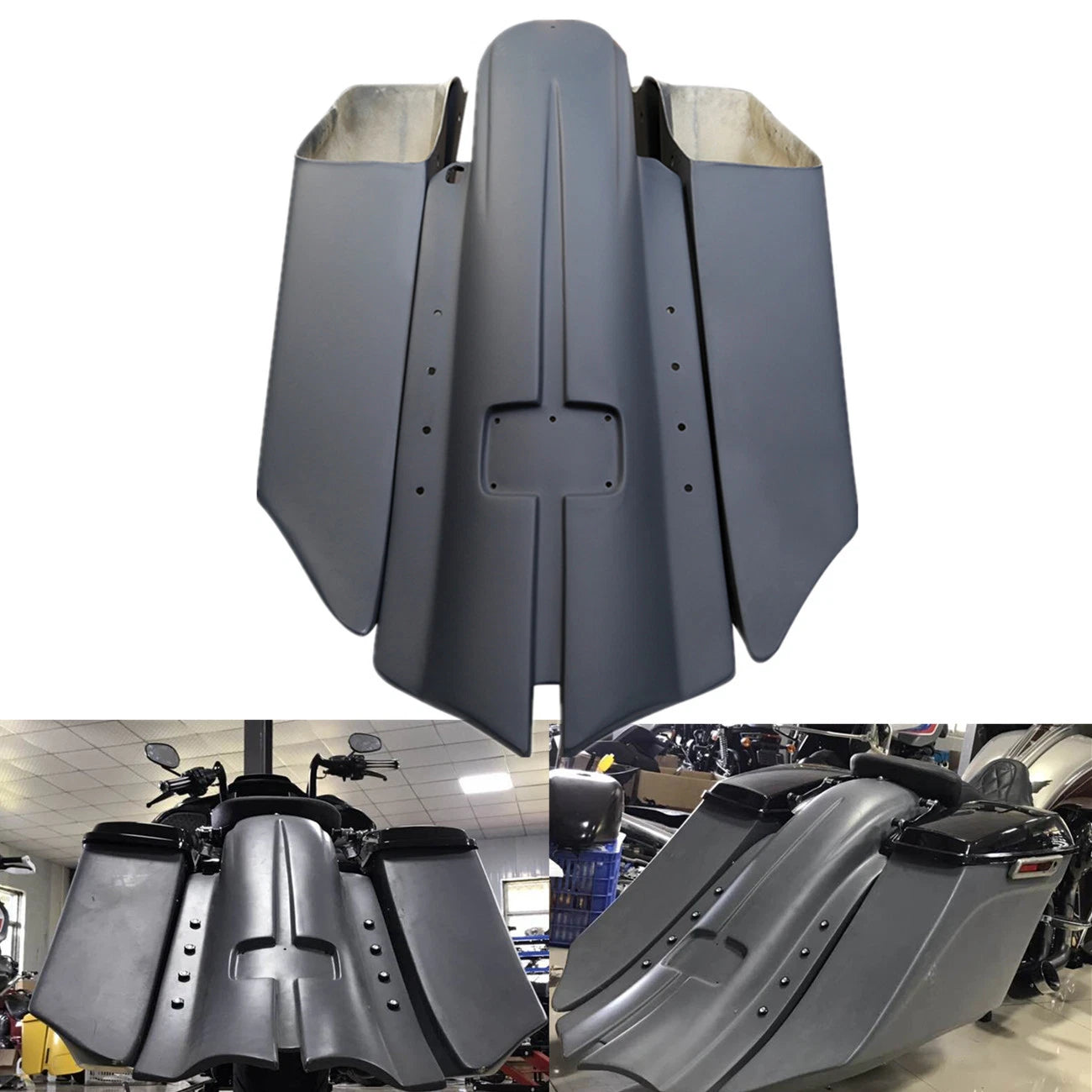 7" Stretched Saddlebag/Rear Fender for Harley Road Glide (2014–2024)