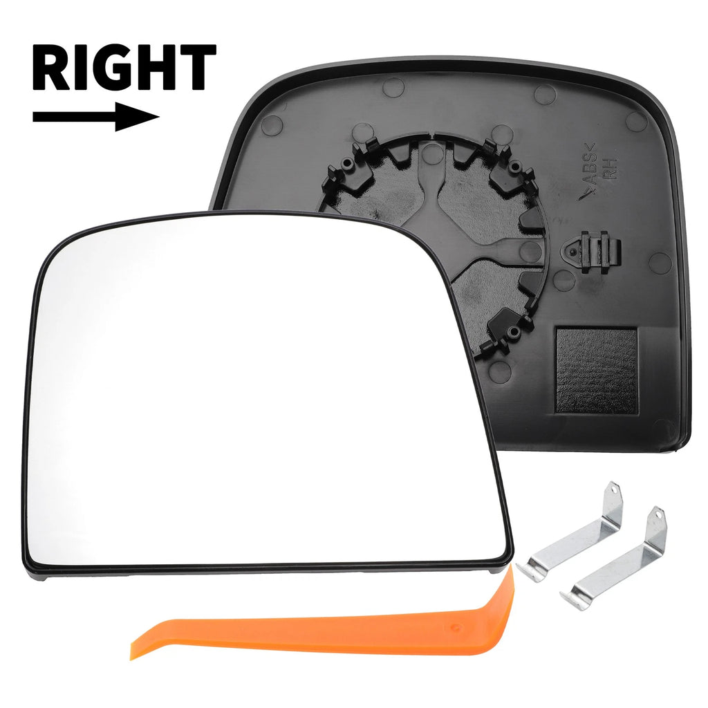 Non Heated Right Passenger Side Upper Mirror Glass Replacement for Chevrolet (2005–2015)