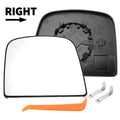 Non Heated Right Passenger Side Upper Mirror Glass Replacement for Chevrolet (2005–2015)