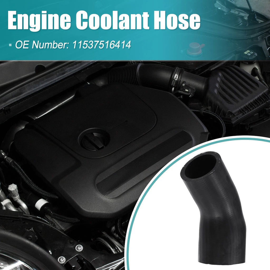 Engine Coolant Hose Replacement Rubber Black for BMW E82 E90 E91 E92 E93 (2007–2013)