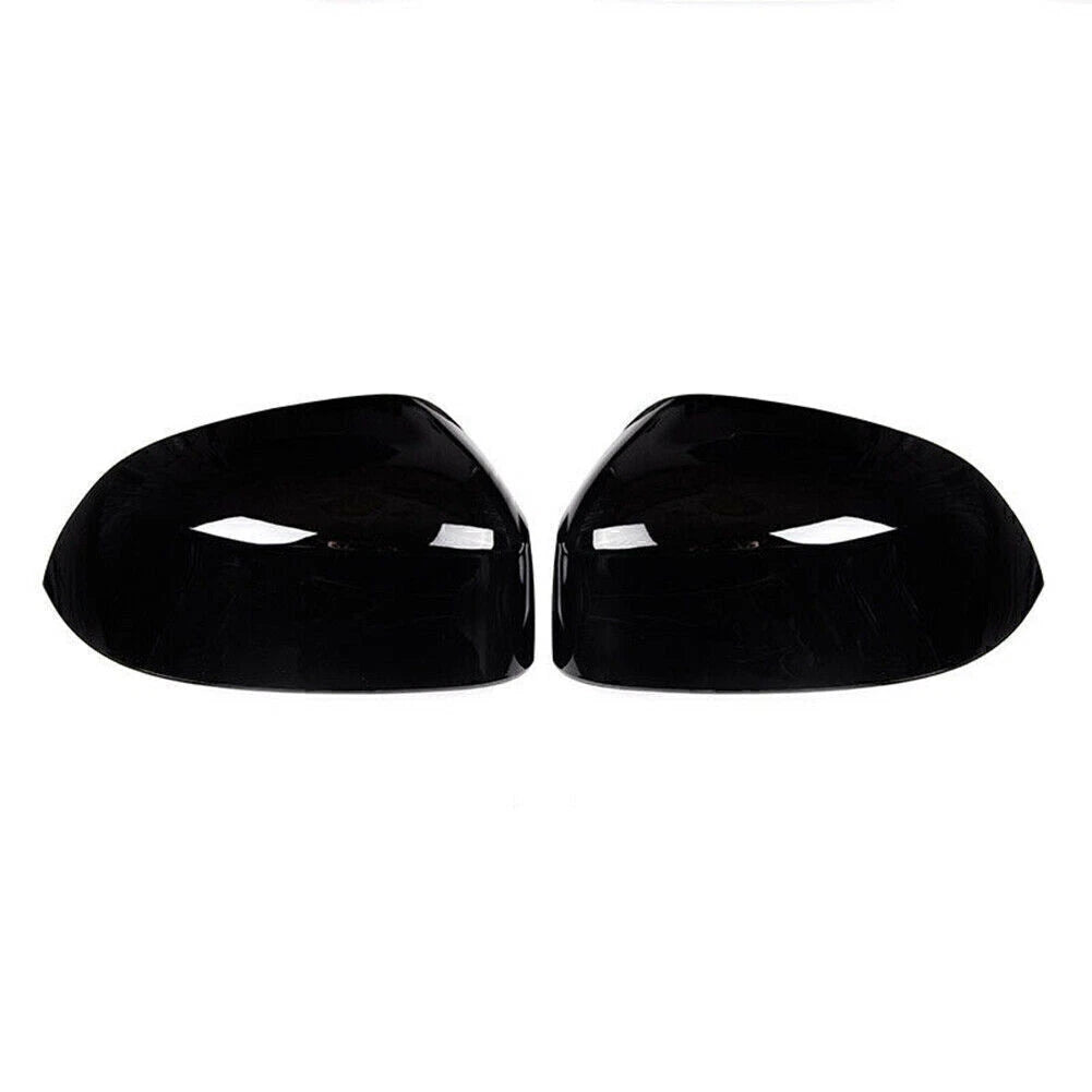 ABS Rearview Side Mirror Cap Cover for BMW X3 X4 (2018–2022) Gloss Black