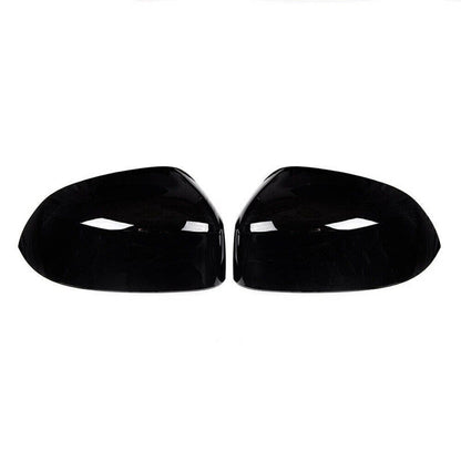 ABS Rearview Side Mirror Cap Cover for BMW X3 X4 (2018–2022) Gloss Black