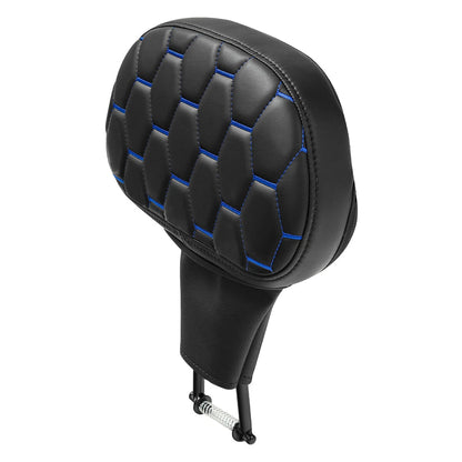 Black Driver Backrest Pad for Harley Touring CVO Road Glide Trike (1988–2023)