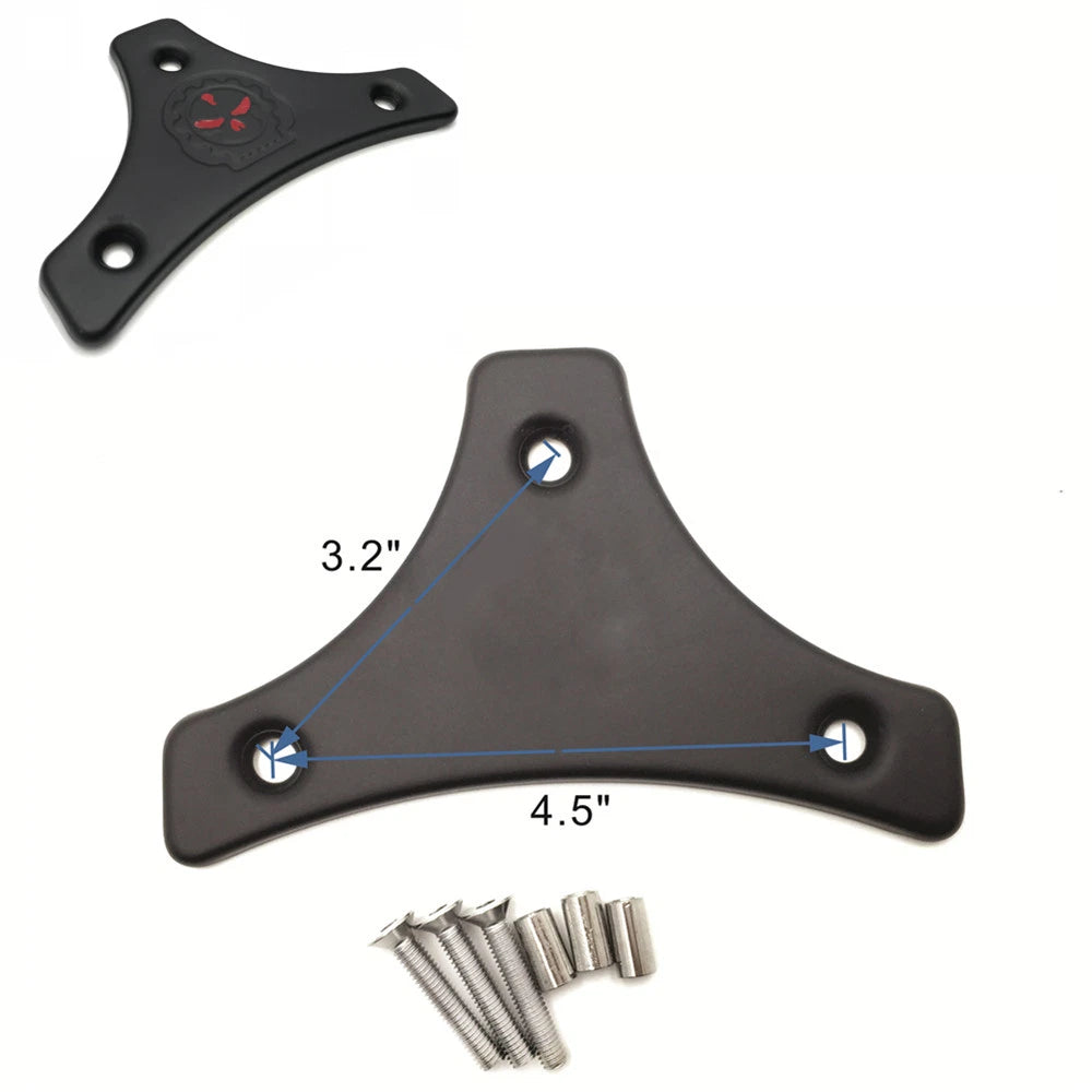 Sissy Bar Backrest Pad Mount Kit for Harley Touring (2009–2017)