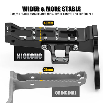 Extended Footrest Foot Pegs for Yamaha Banshee 350 (1987–Present) 3GG-27421-01-00