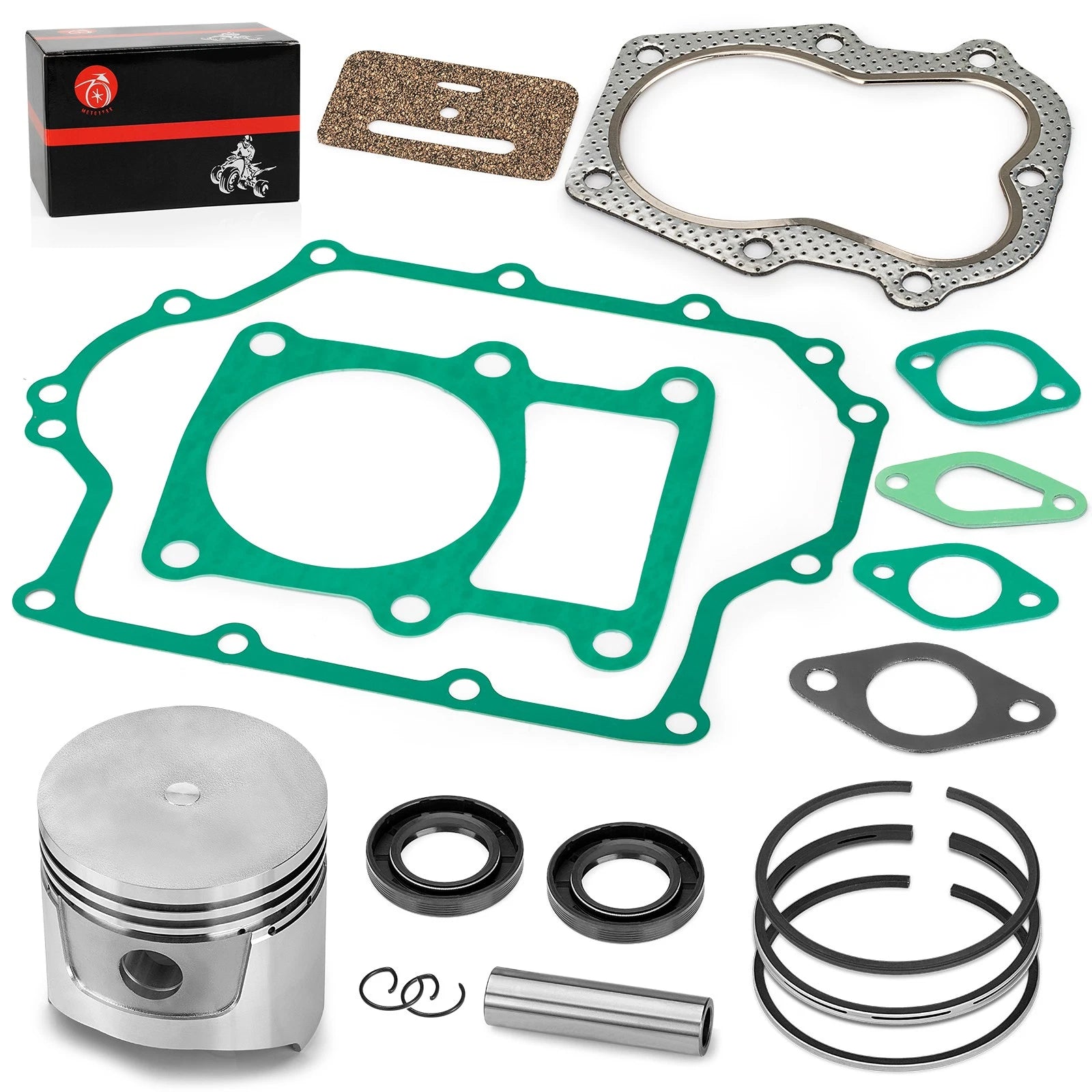 Engine Piston Rings Kit for Club Car Gas Golf Cart KF82 341cc (1986–1991)