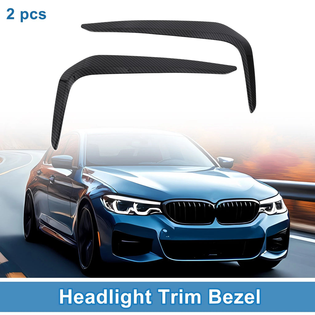 Headlight Trim Bezel Front Left Right Set for BMW 5 Series G30 (2018–2022)