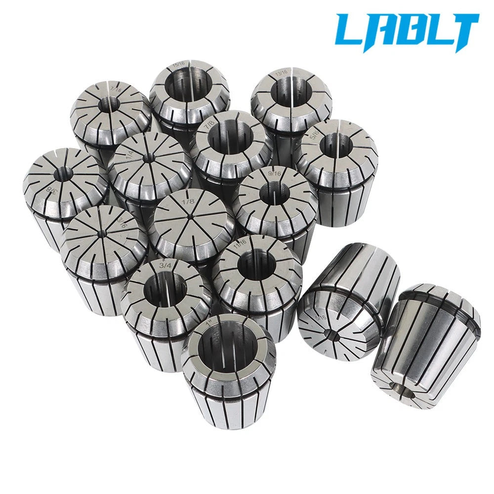 17Pcs MT3 ER-40 Spring Collet Chuck Set for Milling & Drilling