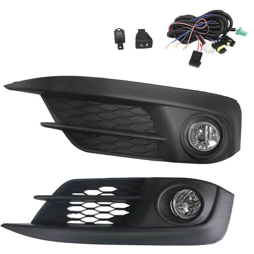 Fog Lights Bumper Lamp + Switch Kit for Honda Civic (2016–2023)