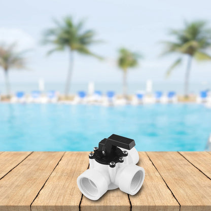 Pool Diverter Valve 1.5" PVC for (Serviceable Insides)