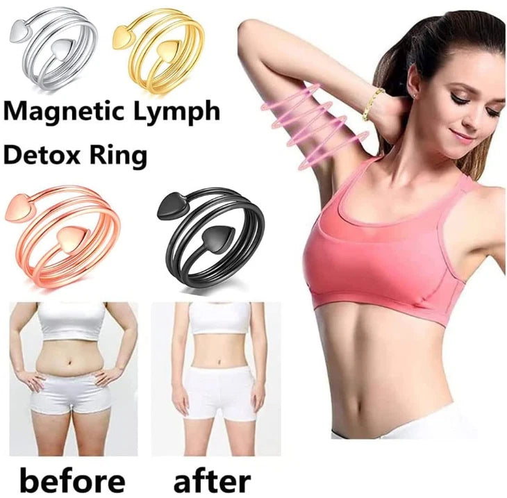 Lymphatic Drainage Magnetic Ring for Apolloostory Heart Shape