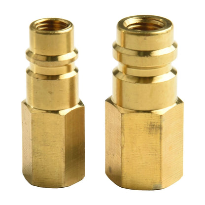 Set of 2 R134A Car Air Conditioner Adapters for Universal Use