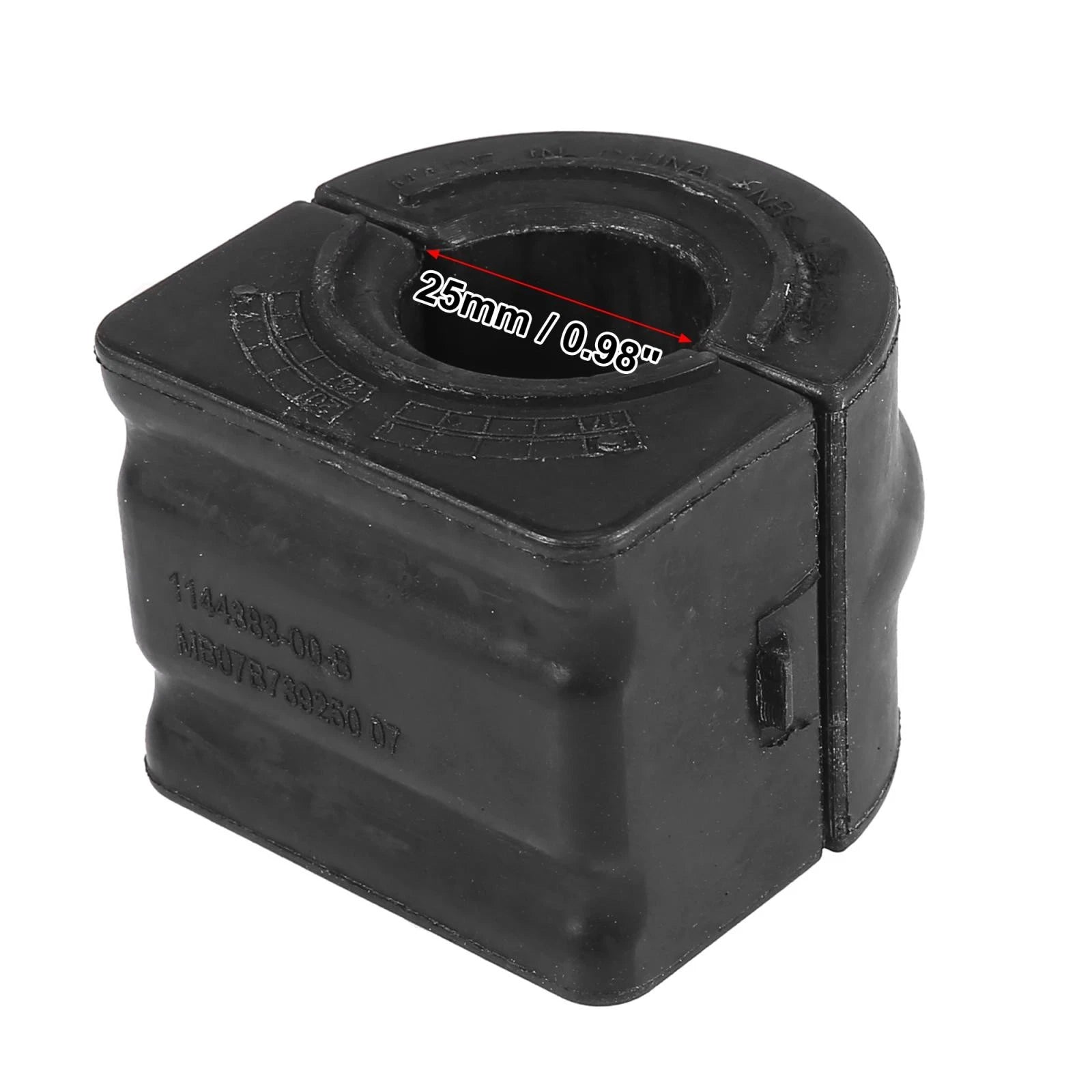 Black Rubber Front Stabilizer Sway Bar Bushing for Tesla Model 3 (2017–2023)