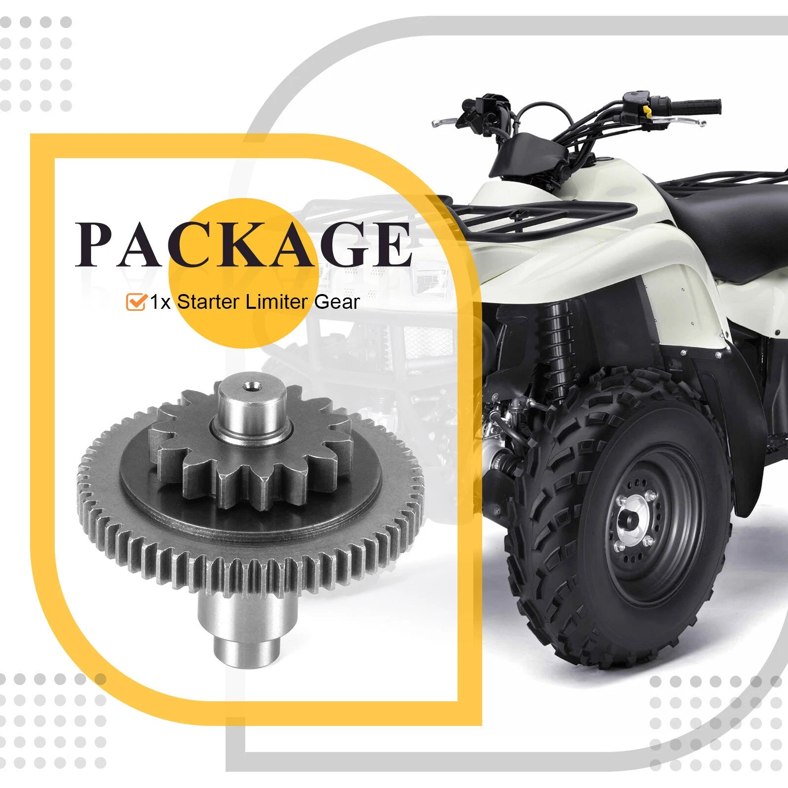 Starter Limiter Gear for Kawasaki Bayou 400 KLF400 (1993–1999) 39076-1066