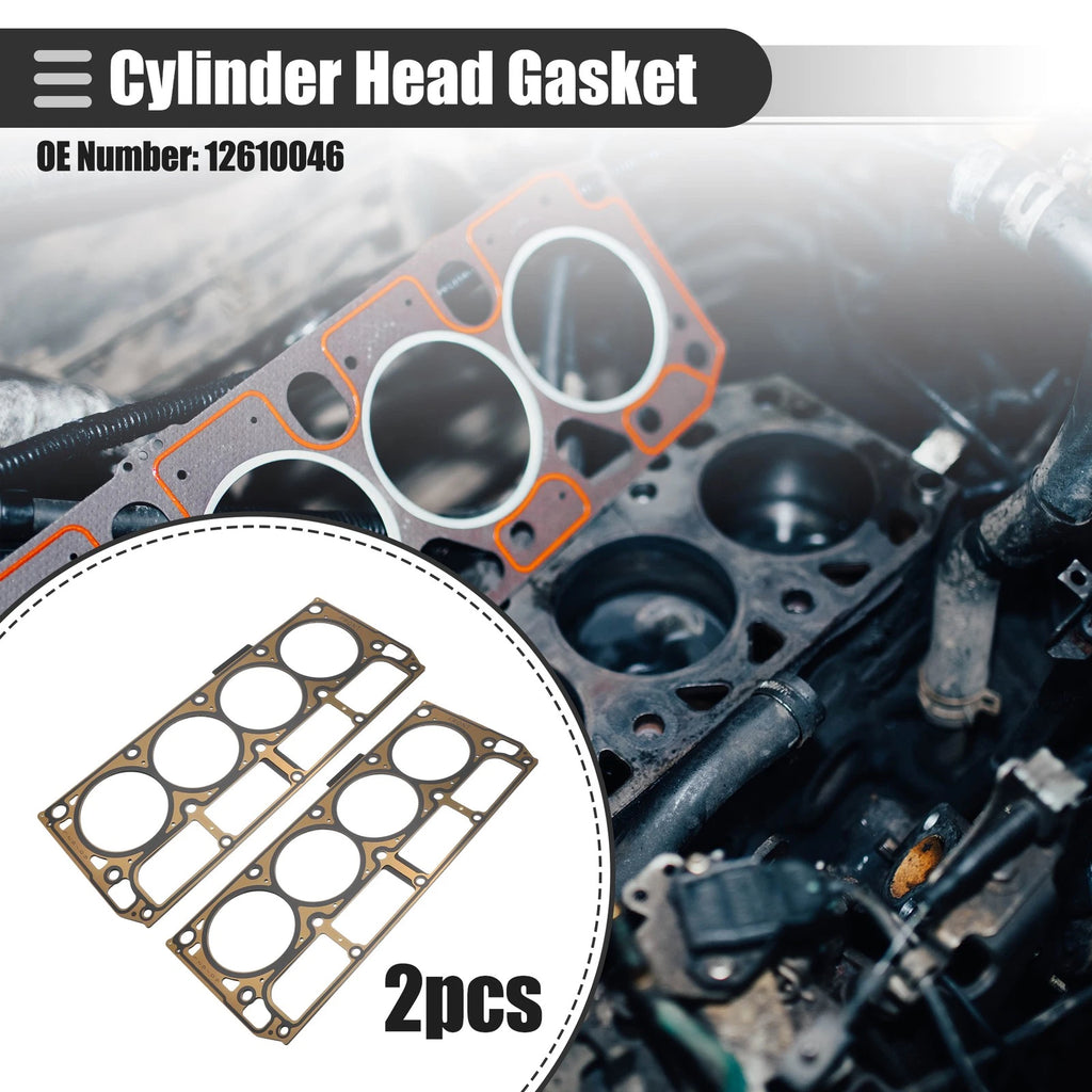 Cylinder Head Gasket Set 2 Pcs OEM Replacement for Cadillac Escalade (2007–2014)