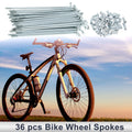 Bicycle Spokes Nipple Set 12G 110mm Carbon Steel for Universal (Any)